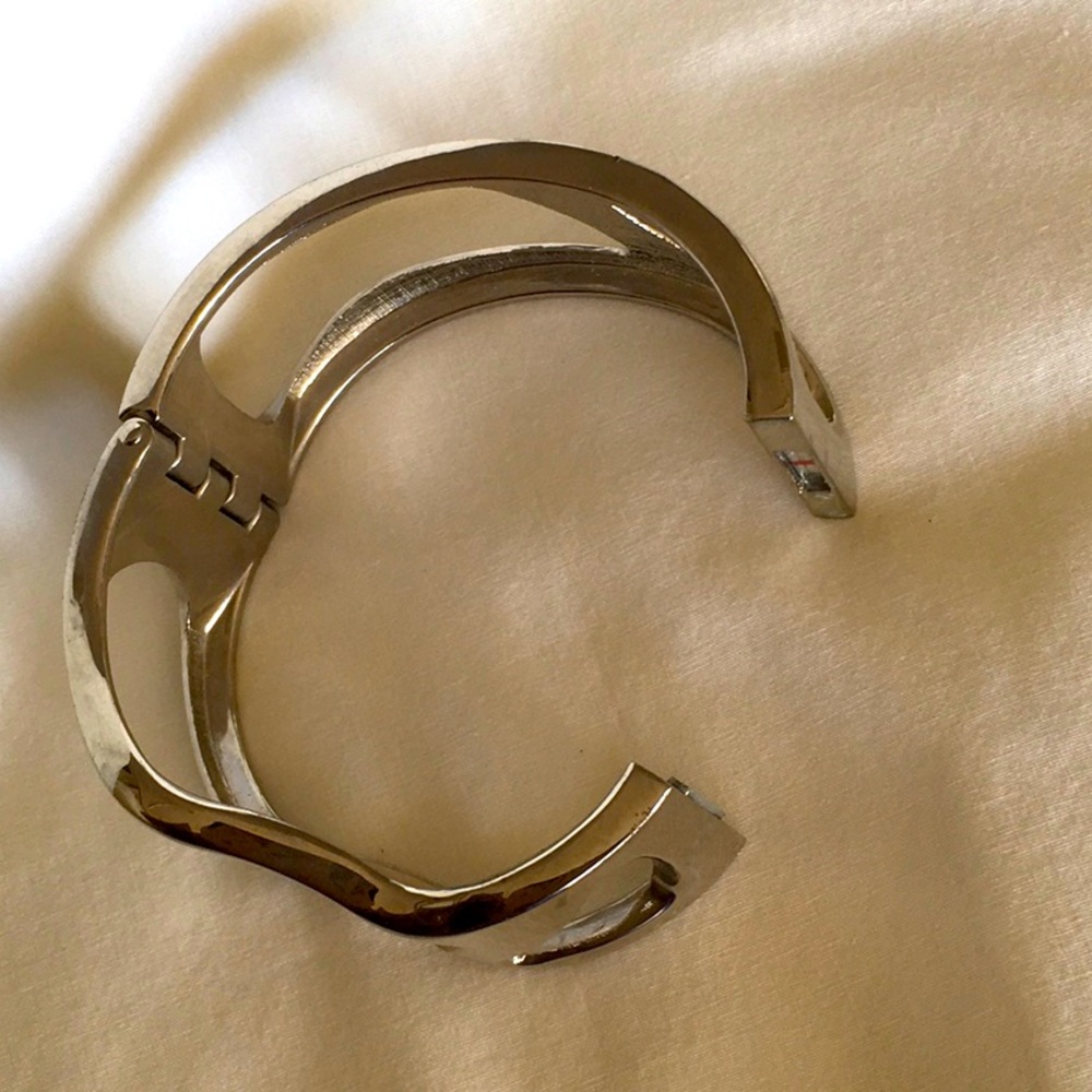 Silver Bangle Bracelet - Picture 3 of 3